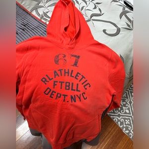 Boys orange Polo Hoodie